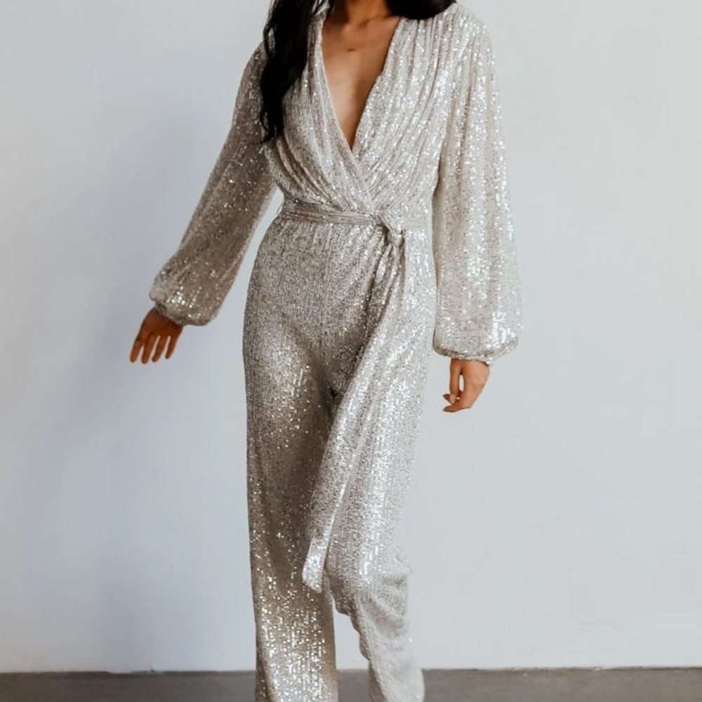 NWT Baltic Born Brussels Sequin Jumpsuit | Size XL